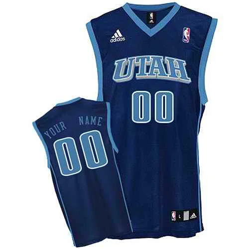 Custom-designed basketball jerseys for teamsUtah Jazz Youth Custom blue Utah Basketball Jersey