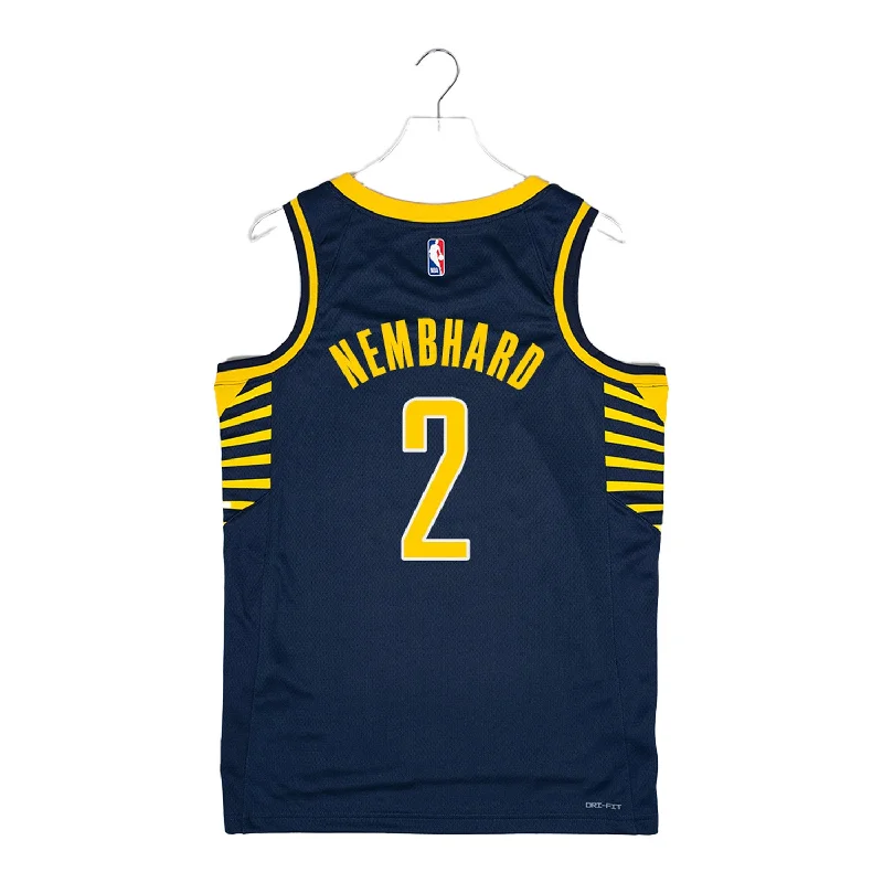 Cheap custom basketball jerseys for leaguesAdult Indiana Pacers #2 Andrew Nembhard Icon Swingman Jersey by Nike