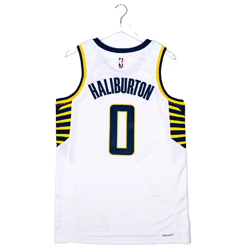 Youth basketball jerseys for boys and girlsAdult Indiana Pacers #0 Tyrese Haliburton Association Swingman Jersey by Nike