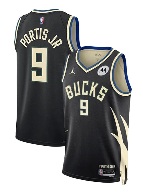 Personalized basketball jerseys for school sportsJordan 2022 Statement Edition Bobby Portis Milwaukee Bucks Swingman Jersey