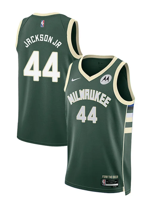 Lightweight basketball jerseys for summer gamesNike 2022 Icon Edition Andre Jackson Jr. Milwaukee Bucks Swingman Jersey