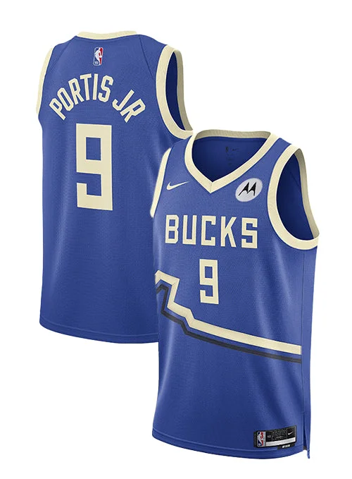 Basketball jerseys with large numbers for visibilityNike 2024-25 City Edition Bobby Portis Jr Swingman Jersey