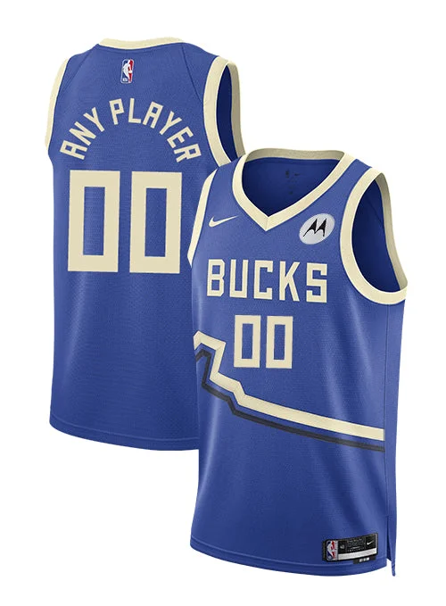 Comfortable basketball jerseys for warm weatherNike 2024-25 City Edition Custom Milwaukee Bucks Swingman Jersey