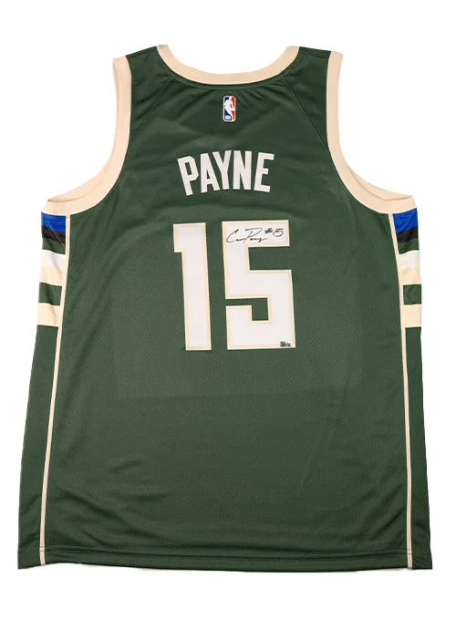 Comfortable basketball jerseys for extended playSigned Nike Icon Edition Cameron Payne Milwaukee Bucks Swingman Jersey