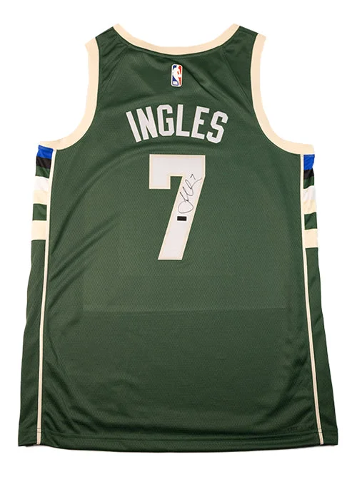 Custom basketball jerseys for teamsSigned Nike Icon Edition Joe Ingles Milwaukee Bucks Swingman Jersey