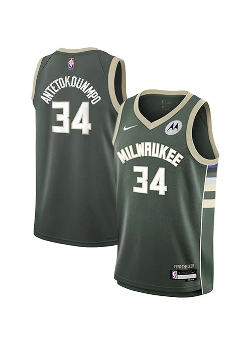 Basketball jerseys for outdoor gamesYouth Nike Icon Edition Giannis Antetokounmpo Milwaukee Bucks Swingman Jersey