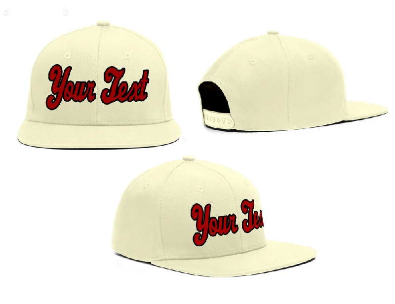 Baseball cap size guideCustom Cream Red-Black Sport Baseball Cap