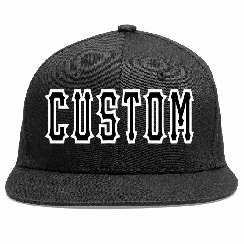 Limited edition baseball capsCustom Black Black-White Casual Sport Baseball Cap