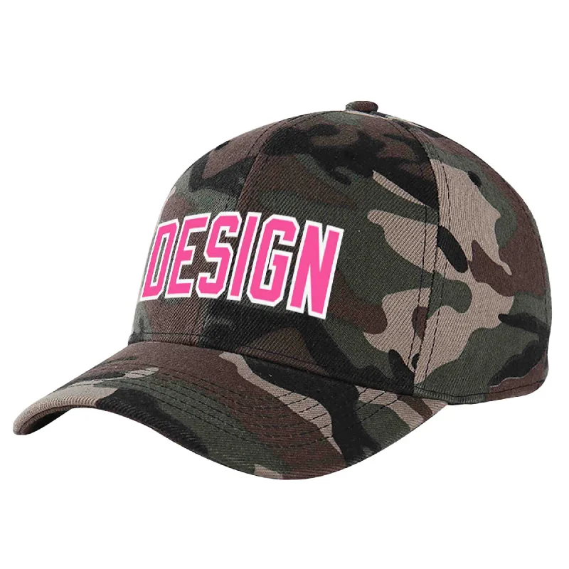 How to prevent a baseball cap from losing shapeCustom Camo Pink-White Curved Eaves Sport Design Baseball Cap