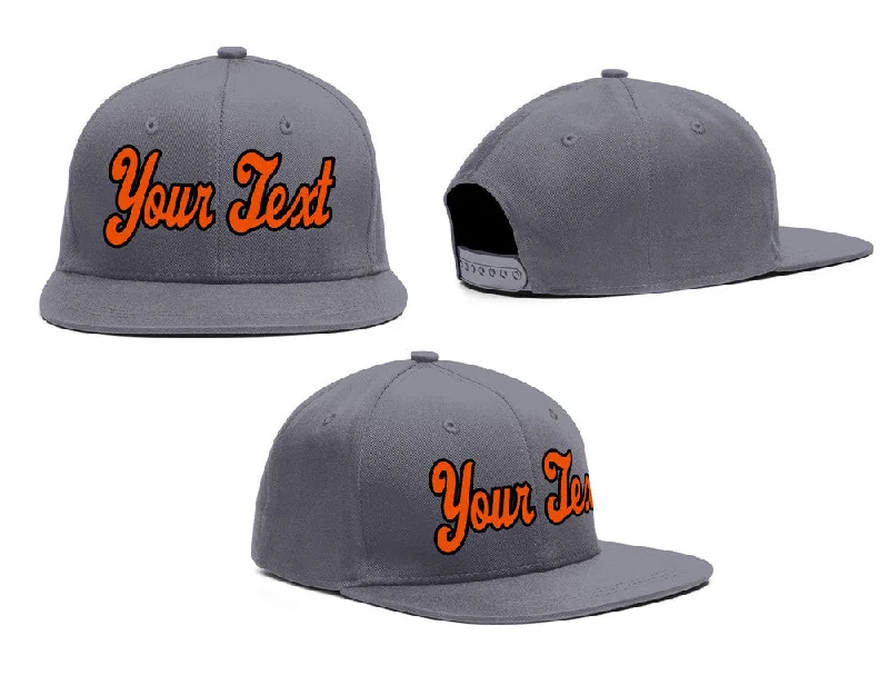 How to choose the right baseball cap styleCustom Dark Gray Orange Casual Sport Baseball Cap