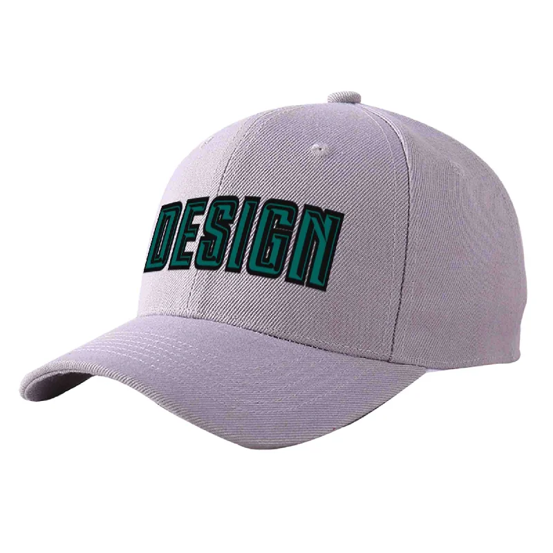 How to store a baseball capCustom Gray Aqua-Black Curved Eaves Sport Design Baseball Cap