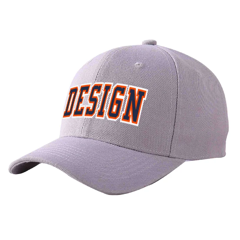 How to prevent a baseball cap from losing shapeCustom Gray Navy-Orange Curved Eaves Sport Design Baseball Cap