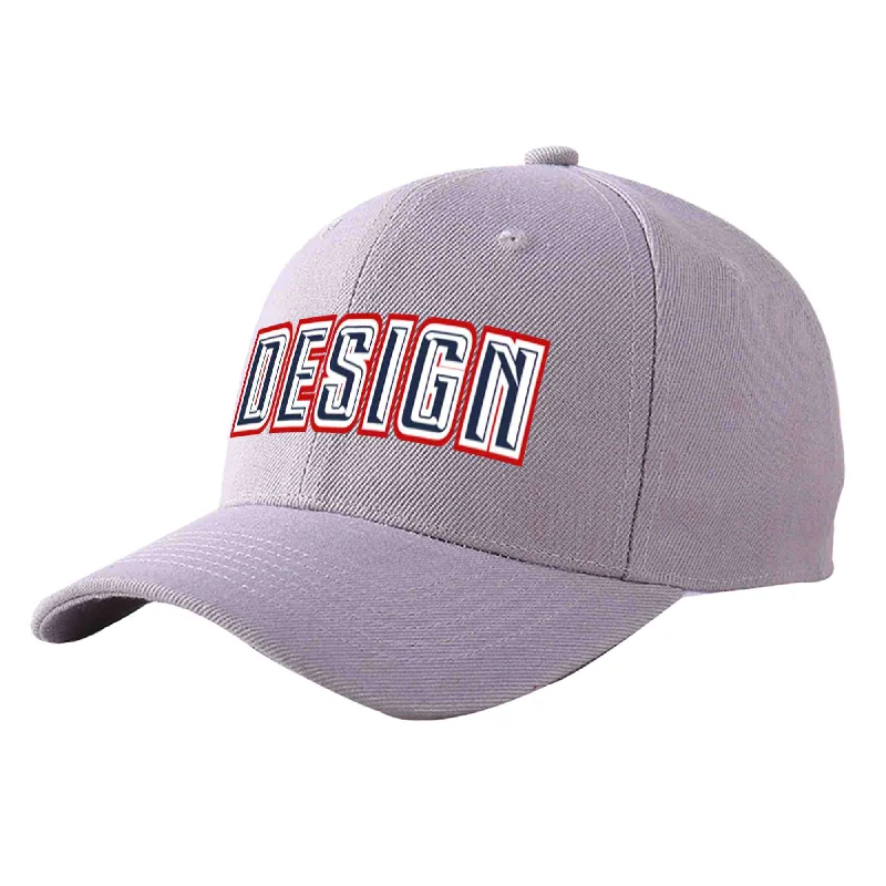 How to prevent a baseball cap from losing shapeCustom Gray Navy-White Curved Eaves Sport Design Baseball Cap