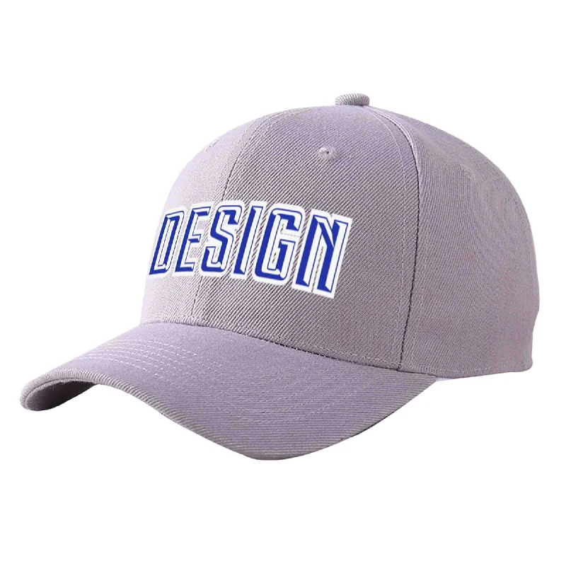 How to choose the right baseball cap colorCustom Gray Royal-White Curved Eaves Sport Design Baseball Cap