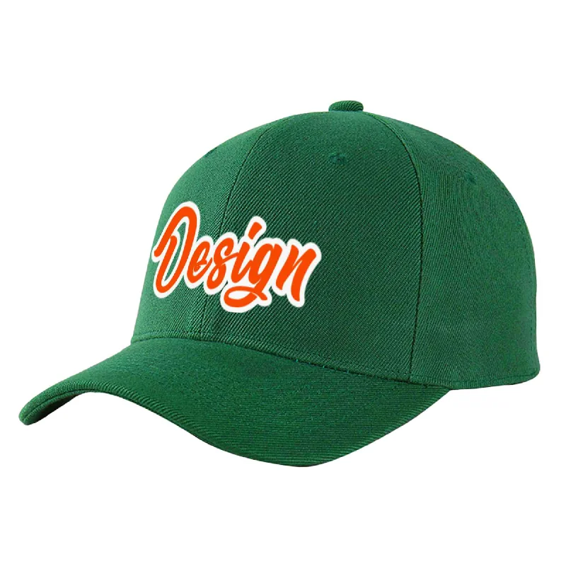 How to prevent a baseball cap from losing shapeCustom Green Orange-White Curved Eaves Sport Design Baseball Cap