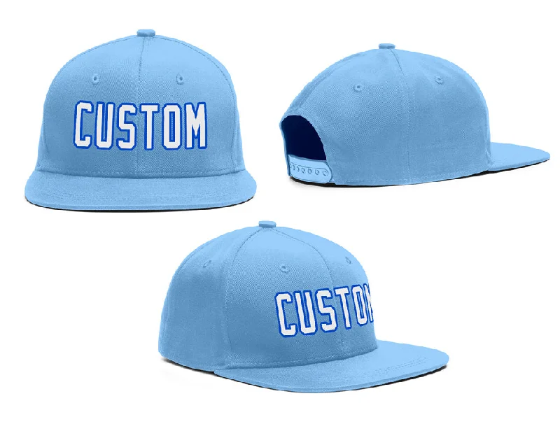 Baseball cap maintenance toolsCustom Light Blue White-Blue Outdoor Sport Baseball Cap