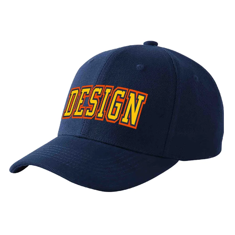 How to store a baseball capCustom Navy Gold-Navy Curved Eaves Sport Design Baseball Cap