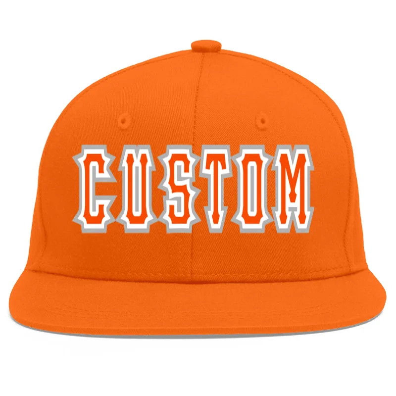 How to choose the right baseball cap styleCustom Orange Orange-White Flat Eaves Sport Baseball Cap