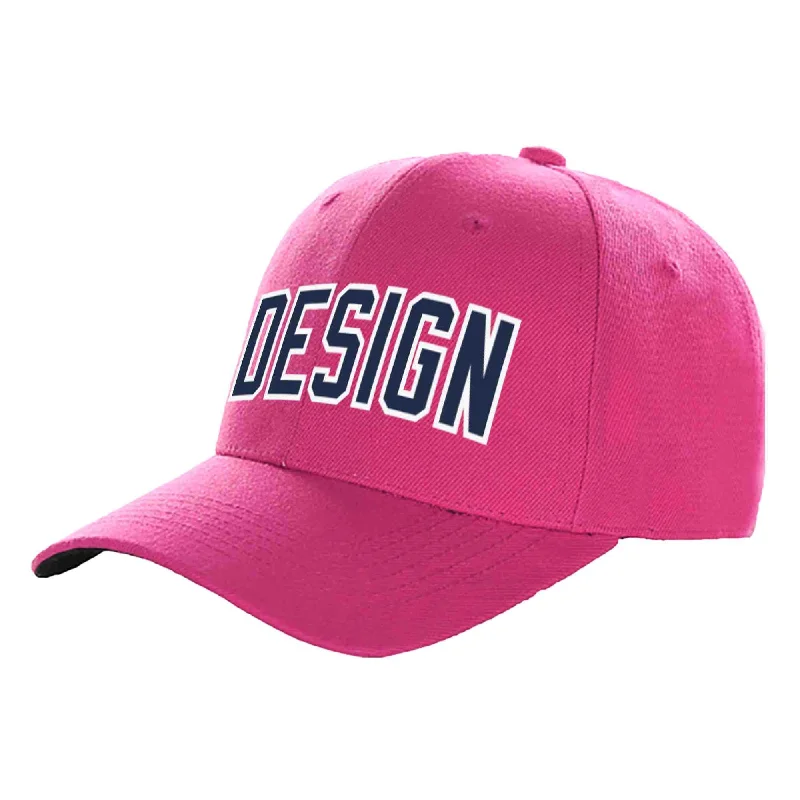 How to prevent a baseball cap from losing shapeCustom Rose Red Navy-White Curved Eaves Sport Design Baseball Cap