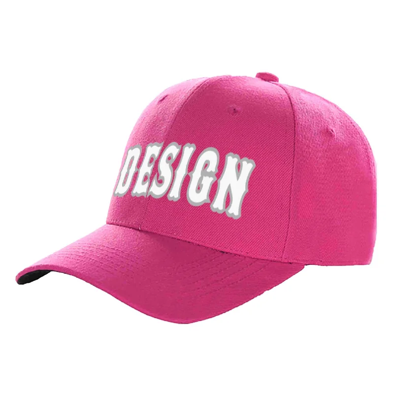 How to store a baseball capCustom Rose Red White-Gray Curved Eaves Sport Design Baseball Cap