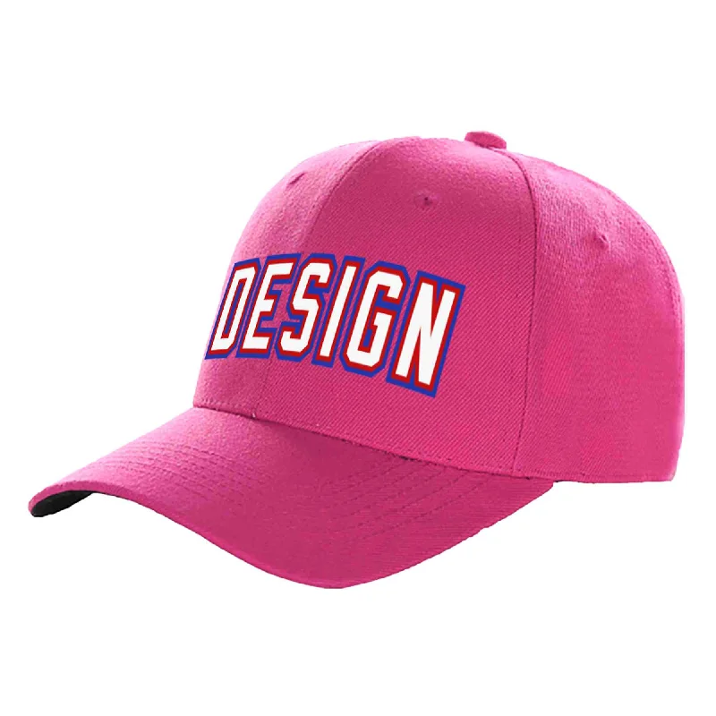 How to choose the right baseball cap colorCustom Rose Red White-Red Curved Eaves Sport Design Baseball Cap