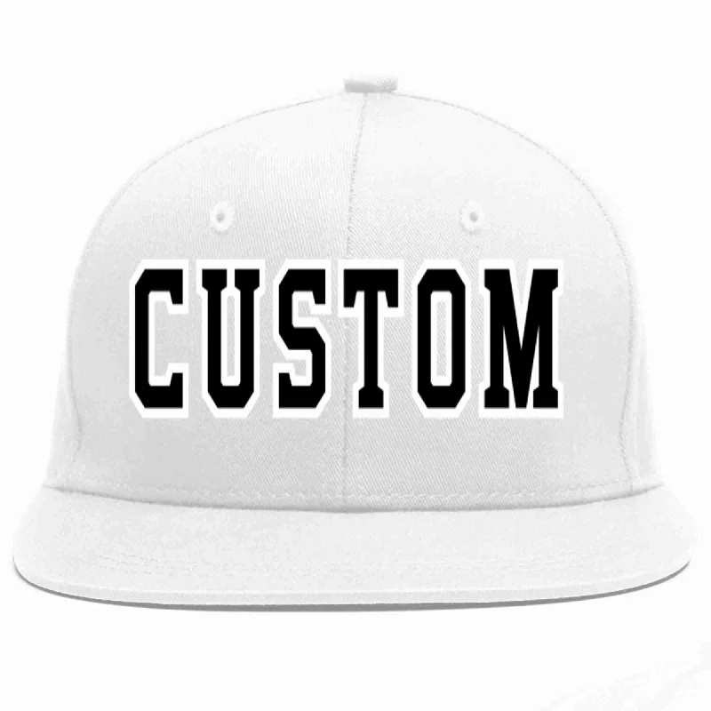 Newest baseball cap releasesCustom White Black-White Casual Sport Baseball Cap